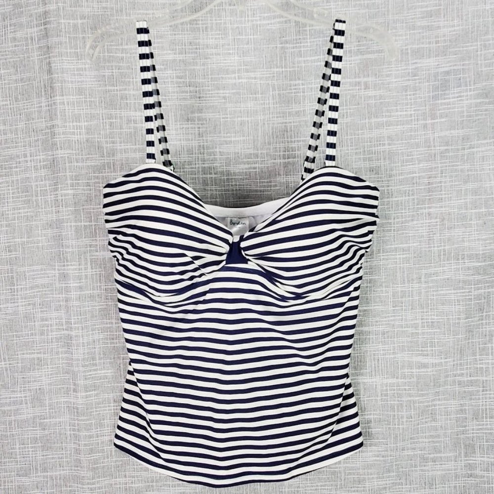 Boden St. Lucia Tankini Swimsuit Top 16 18 Striped